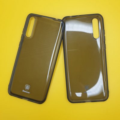 Чехол силиконовый для Huawei Y8p/P Smart S/Honor 30i/Enjoy 10S Baseus Темно прозрачный