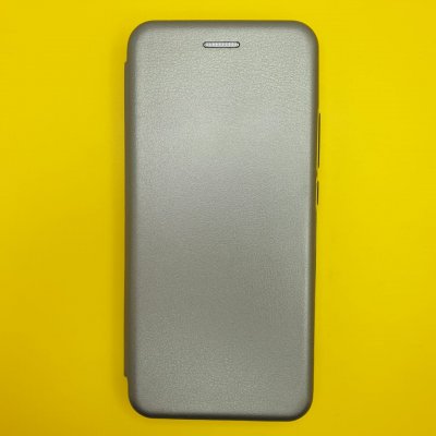 Чехол-книжка Xiaomi Mi Note 10 Lite Серая Fashion Case