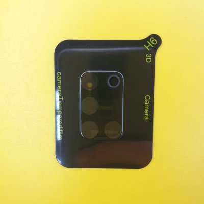 Стекло на камеру Samsung A21s 3D черное