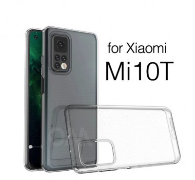 Чехол силиконовый для Xiaomi Mi 10T/Mi 10T Pro/Redmi K30S Прозрачный