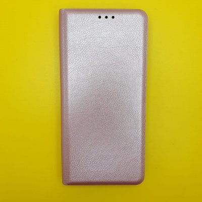 Чехол-книжка кожзам Xiaomi Poco X3/X3 NFC Розовая
