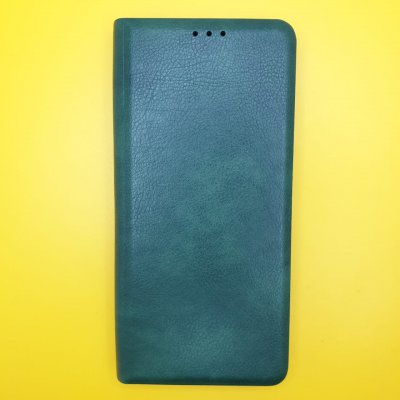 Чехол-книжка кожзам Samsung A42 Зеленая
