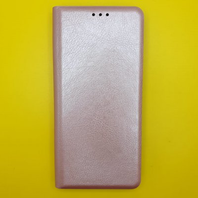 Чехол-книжка кожзам Samsung A42 Розовая