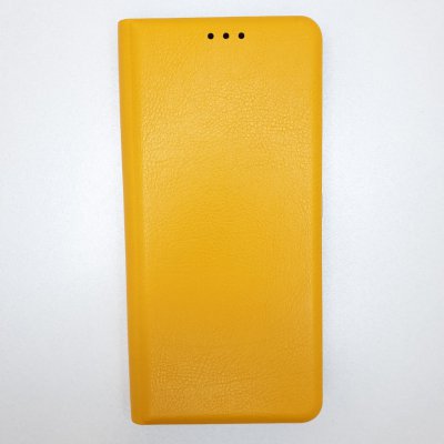 Чехол-книжка кожзам Samsung A42 Желтая