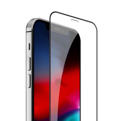 Защитное стекло iPhone 12/12 Pro 5D Черное