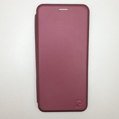 Чехол-книжка Samsung S21 Ultra Бордовая Fashion Case