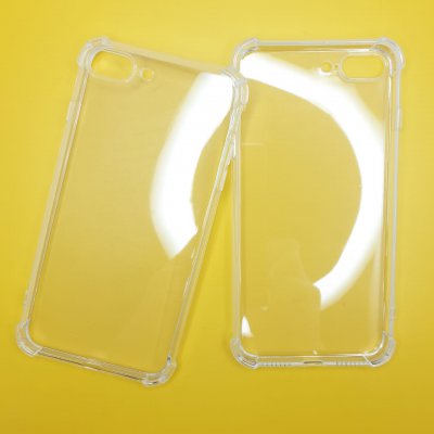 Чехол для iPhone 7/8 Plus противоударный прозрачный с бортиками