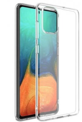 Чехол силиконовый для Samsung A72 Прозрачный