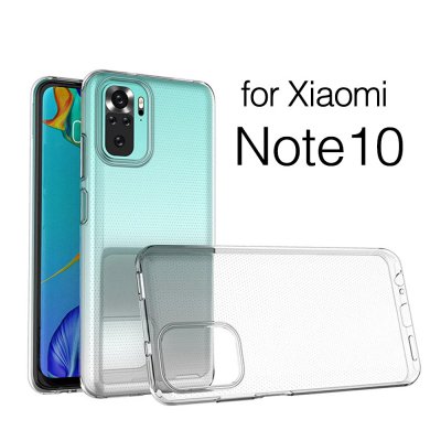 Чехол силикон Xiaomi Redmi Note 10/Note 10S/Poco M5s Прозрачный