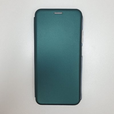 Чехол-книжка Xiaomi Redmi Note 10/Note 10S Зеленая Fashion Case
