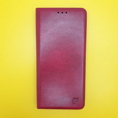 Чехол-книжка кожзам Samsung A52 Бордовая