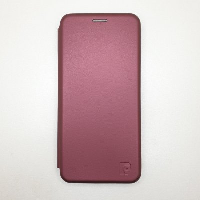Чехол-книжка Realme 8 5G Бордовая Fashion Case