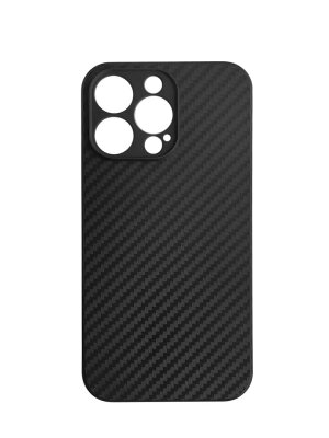 Чехол силикон iPhone 13 Pro Max Карбон (черный)