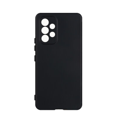 Чехол силикон Samsung A53 Матовый (черный) TPU 1.0mm
